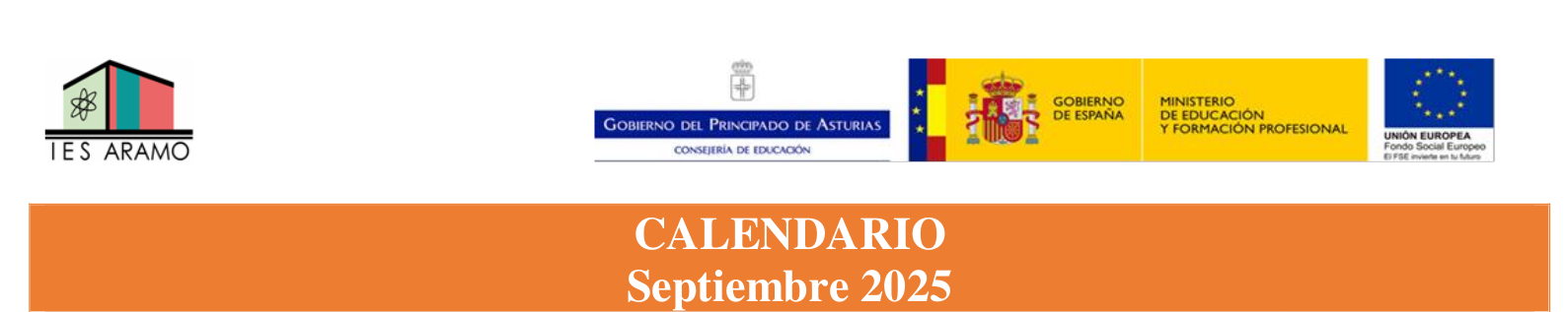 Calendario Sept 25